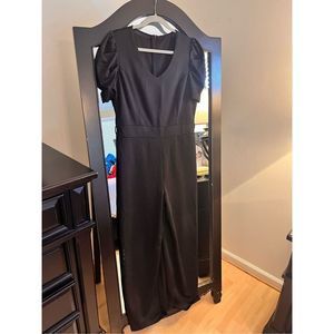 Timeless Black Tulip Sleeve Jumpsuit